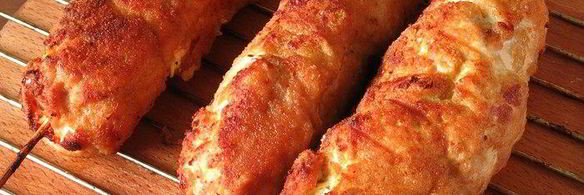 фаршированный шашлык