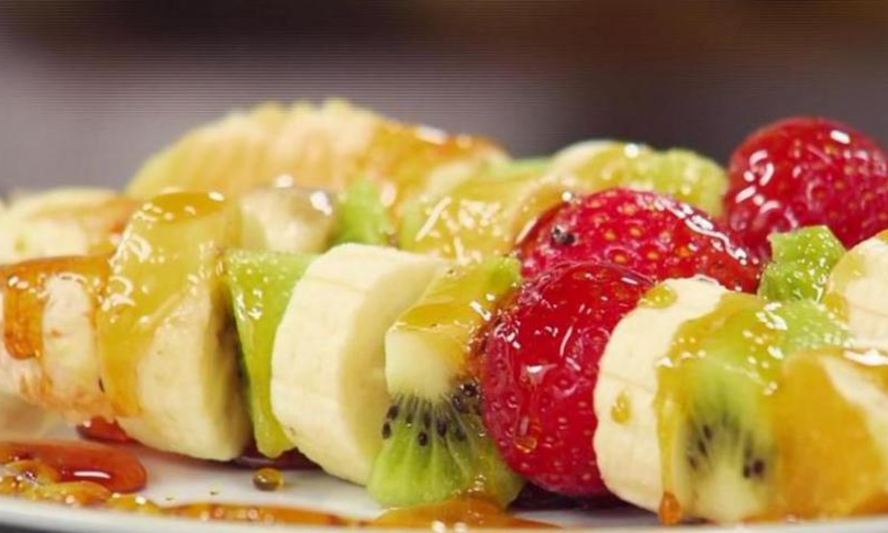 Рецепт фруктовых шашлычков