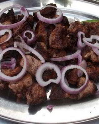 Грузинский шашлык из говядины по-мирзаански