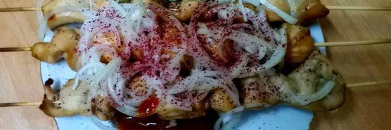 Куриный шашлычок с кленовым соусом