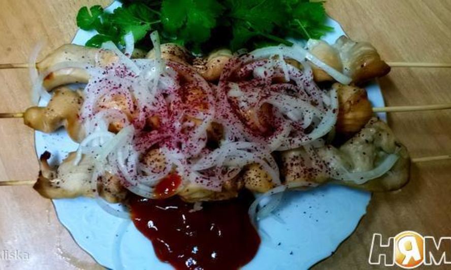 Рецепт куриного шашлычка с кленовым соусом