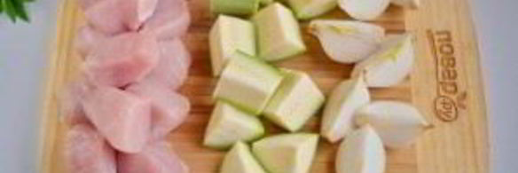 куриный шашлык по-гречески с соусом