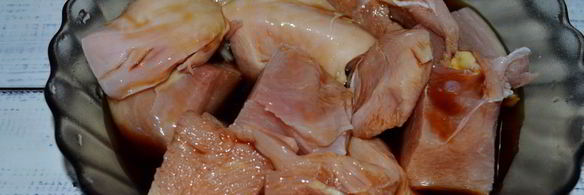 куриный шашлык с ананасом