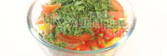 куриный шашлык с острым салатом