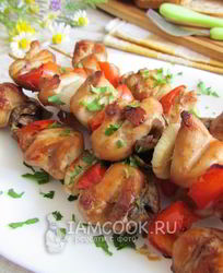 Куриный шашлык в духовке