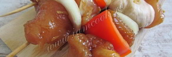 куриный шашлык в духовке