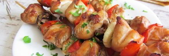 куриный шашлык в духовке