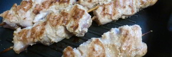 куриный шашлык в ореховом маринаде