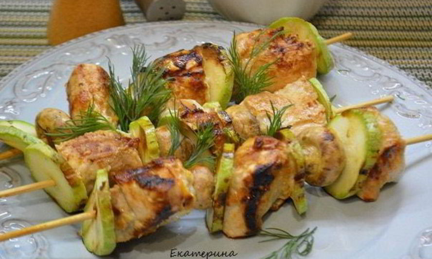 Рецепт куриных шашлычков в имбирно-цитрусовом маринаде