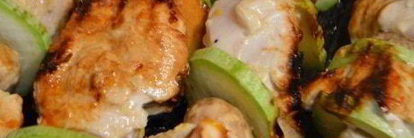 куриные шашлычки в имбирно-цитрусовом маринаде