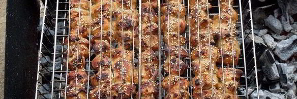 куриные шашлычки в кунжуте