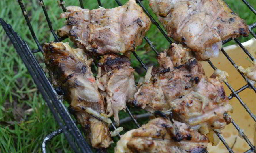 Рецепт мяса на костре
