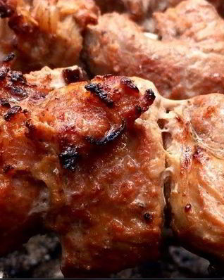 Очень нежный и вкусный шашлык