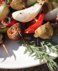 Овощные шашлычки