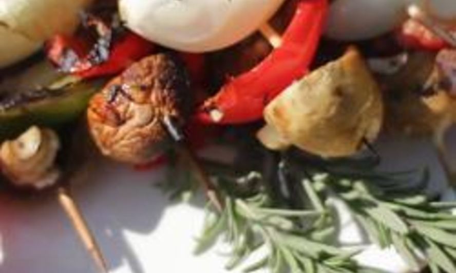 Рецепт овощных шашлычков