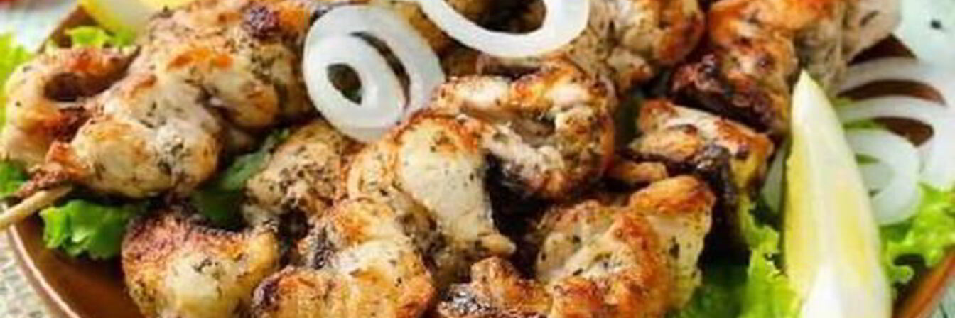 Рыбный шашлык из сома