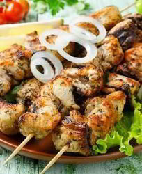 Рыбный шашлык из сома