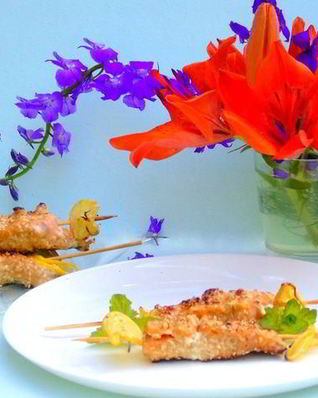 Шашлычок из лосося