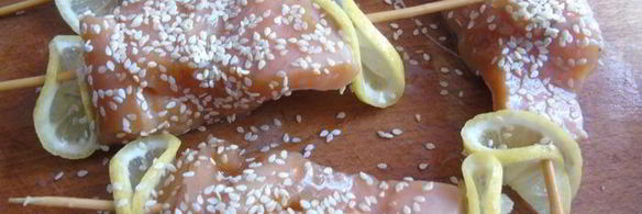 шашлычок из лосося