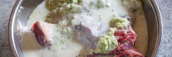 шашлык из баранины на кефире