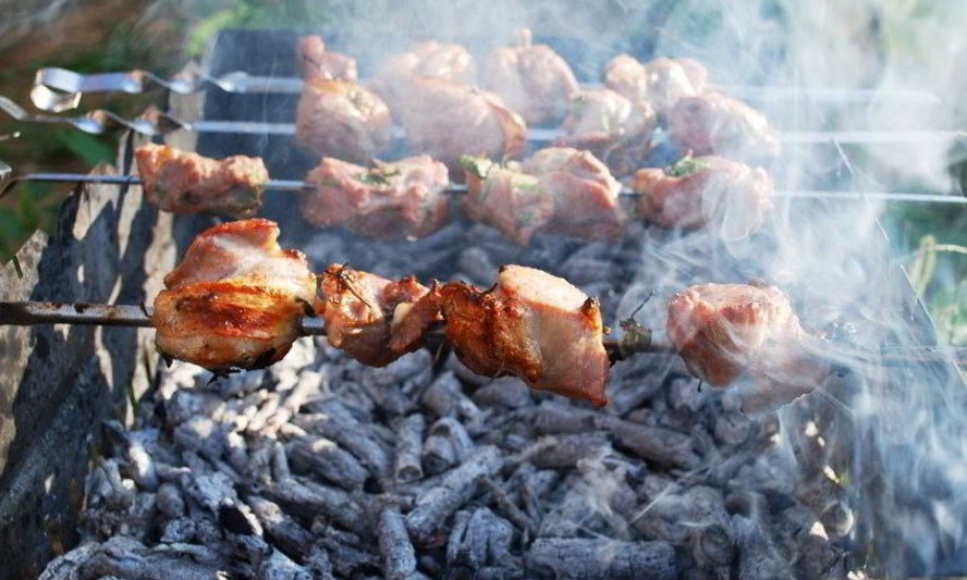 Рецепт шашлыка из баранины с кинзой и луком