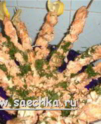 Шашлык из форели