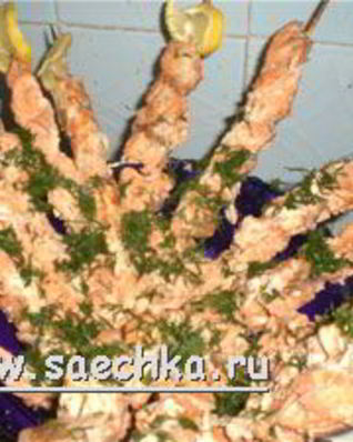 Шашлык из форели