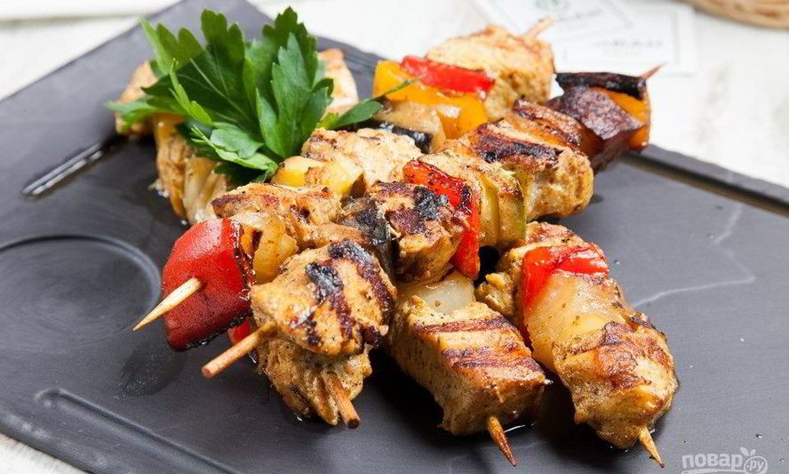 Рецепт шашлыка из грудки курицы
