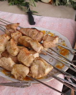 Шашлык из индюшатины