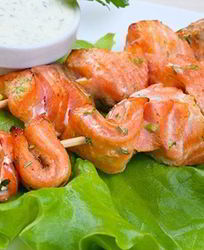 Шашлык из кижуча