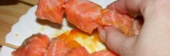 шашлык из кижуча