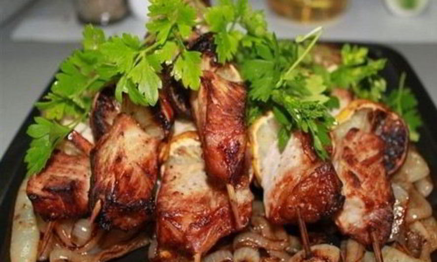 Рецепт шашлыка из куриного филе в аэрогриле