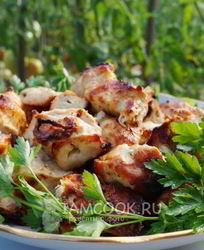 Шашлык из куриной грудки