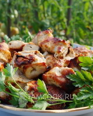 Шашлык из куриной грудки