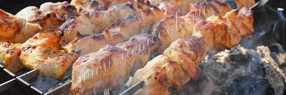 шашлык из куриной грудки