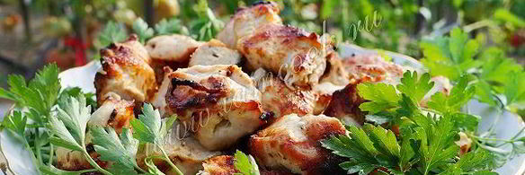 шашлык из куриной грудки