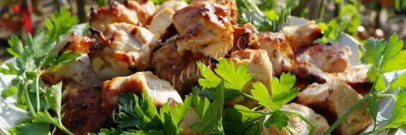 шашлык из куриной грудки