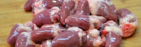 шашлык из куриных сердечек