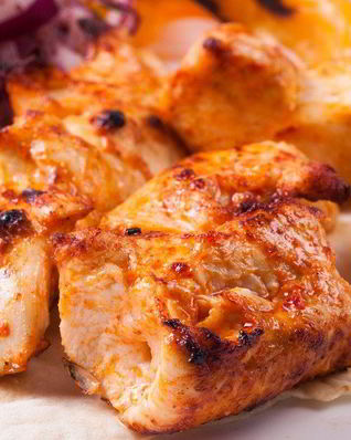 Шашлык из курицы на пиве