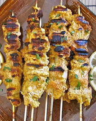 Шашлык из курицы с кефиром