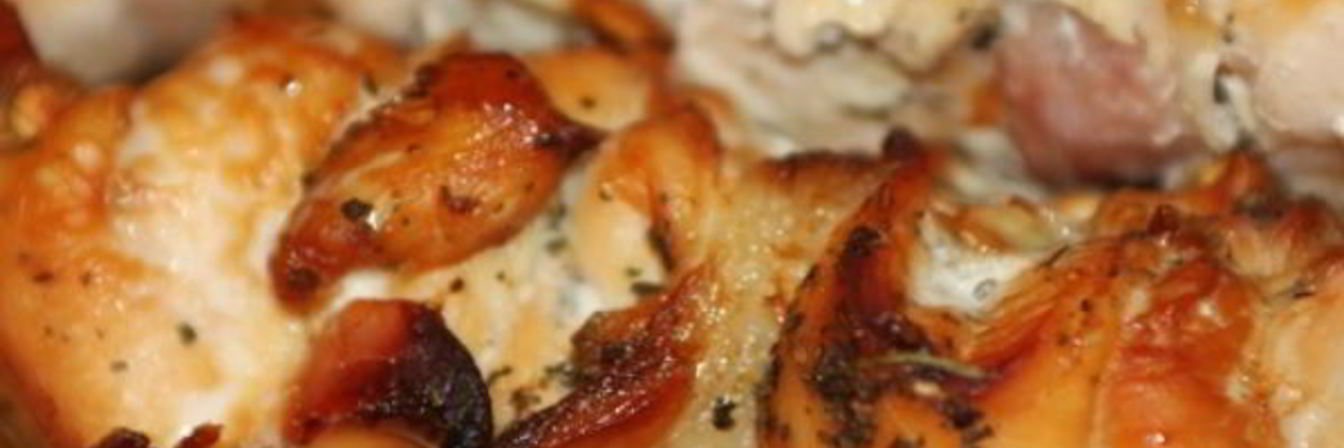 Шашлык из курицы в духовке