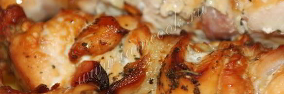 шашлык из курицы в духовке