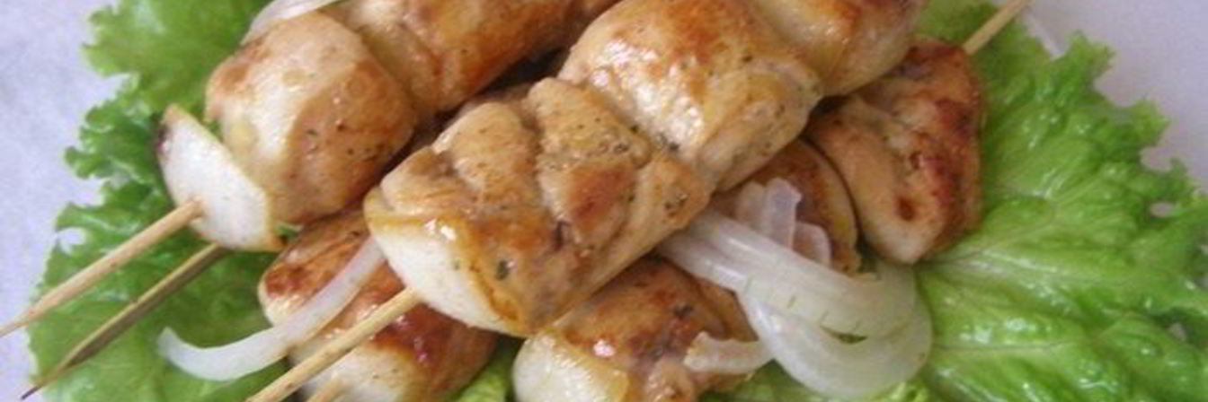 Шашлык из курицы в мультиварке