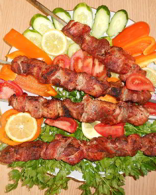 Шашлык из окорока свинины