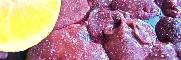 шашлык из печенки с луком и фенхелем