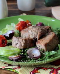 Шашлык из рыбы на мангале