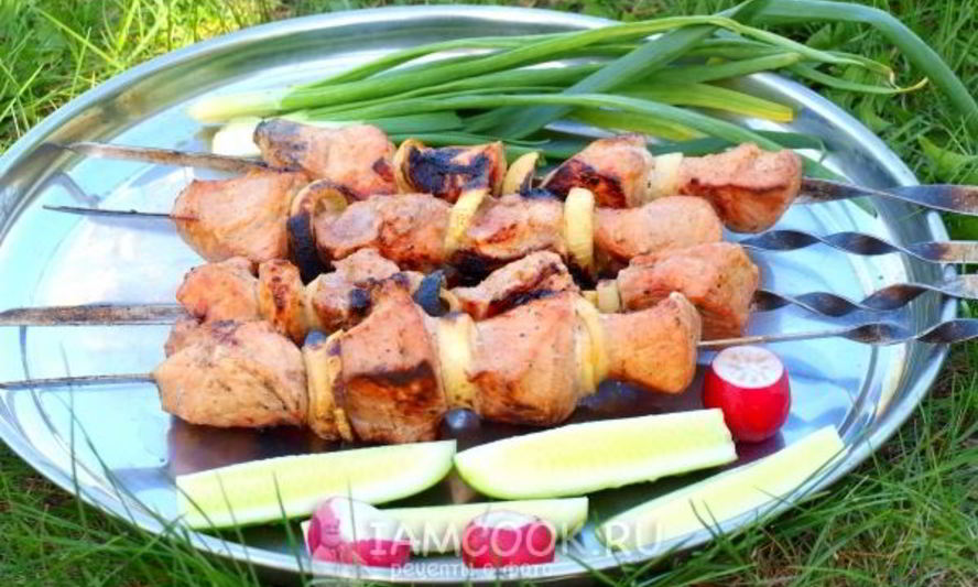 Рецепт шашлыка из свинины на мангале