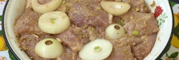 шашлык из свинины на мангале