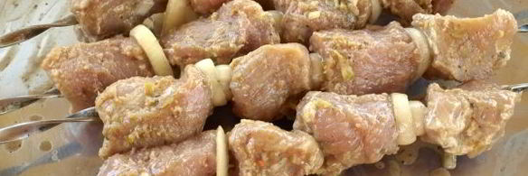 шашлык из свинины на мангале