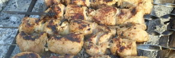 шашлык из свинины на мангале